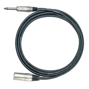 Câble XLR 6.5mm vers XLR Femelle Microphone Câbles Mic Cable pour Live Broadcast XLR Microphone