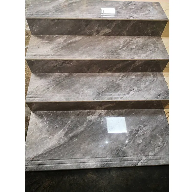 Baldosas de granito para escaleras, baldosas escalonadas de mármol antideslizantes homogéneas
