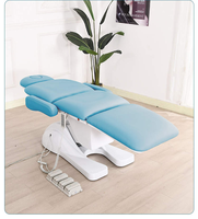 Luxe 4 moteurs Spa Salon hauteur réglable lit de beauté électrique visage cosmétique dermatologie chaise esthétique