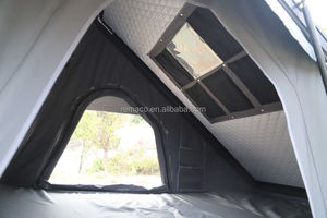 Meilleure tente de toit à clapet en aluminium Nouveau style 2 3 4 personnes Tentes de toit à coque dure avec traînée de vent minimale <span class=keywords><strong>Tissu</strong></span> en toile - Product Image 5