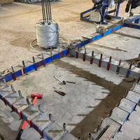 Machine d'assemblage de treillis métallique pour la production de filets de protection de pente
