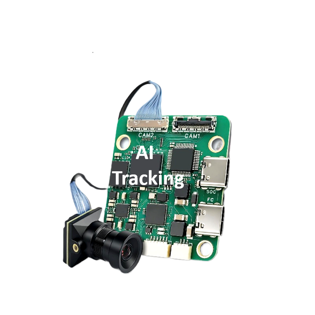AI Drone Automatically Tracks and Detects FPV, Locks on Attack Targets with Controller Camera FXB
