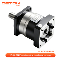 Réducteur planétaire hélicoïdal de haute précision Zhuolan LF060, rapport 1:1, 500-1000 tr/min, couple 100-500 Nm, montage vertical, CNC