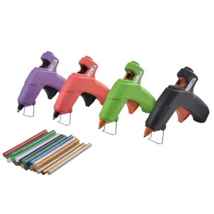 Mini <span class=keywords><strong>Pistola</strong></span> de Pegamento Eléctrica de 10W KV-JQ103A con 2 Barras de Pegamento Termofusible para Manualidades, Escuela, Reparaciones del Hogar y Bricolaje - Product Image 2