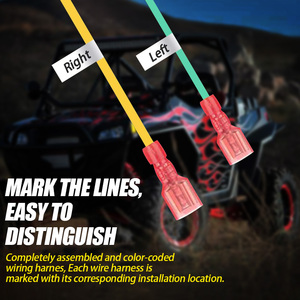 Indicadores Led marcador de remolque luz amarilla Blanca Roja lámpara de señal de giro para Can-Am <span class=keywords><strong>Maverick</strong></span> X3 Polaris RZR <span class=keywords><strong>Kawasaki</strong></span> - Product Image 4