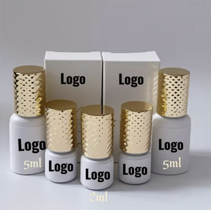 Pegamento Profesional para Pestañas Vegano, Transparente, Negro, Resistente al Agua, de 5 ml, Secado Rápido en 0.5s, Adhesivo Líquido con Fijación de 8 Semanas - Product Image 4