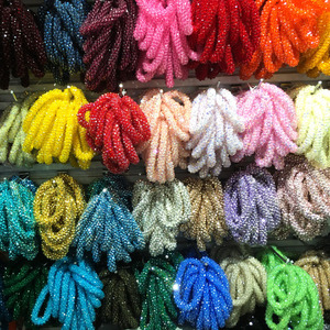 Новые оптовые браслеты из граненых бусин-ронделей, стеклянные браслеты оптом для женщин, браслеты из стеклянных хрустальных бусин - Product Image 4