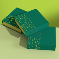 Boîte de luxe rigide pour musulman Eid Mubarak Ramada Boîtes d'emballage vides en papier Baklava Dates Boîtes cadeaux Boîte de cadeaux pour bonbons au chocolat