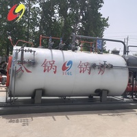 Chaudière à eau chaude automatique au gaz WNS 0,7 MW-14 MW pour complexe résidentiel, à tubes horizontaux, pour restaurant, ferme, vapeur