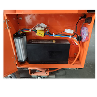 Machine de marquage routier électrique avec système intégré de fusion et de pulvérisation de peinture thermoplastique pour les projets de marquage routier à long terme