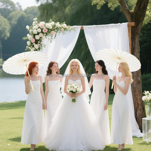 Parasol en papier blanc chinois à manche long pour bricolage, accessoire <span class=keywords><strong>de</strong></span> photographie <span class=keywords><strong>de</strong></span> <span class=keywords><strong>mariage</strong></span>, décoration <span class=keywords><strong>de</strong></span> fête, parasol peint – Vente en gros - Product Image 5