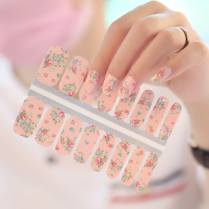 Prix <span class=keywords><strong>d</strong></span>'usine authentique, nouveaux designs floraux, autocollants pour ongles, vernis à ongles, stickers pour ongles pour filles, enfants - Product Image 1