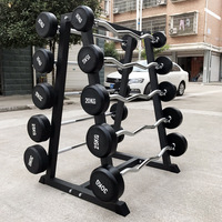 Équipement de musculation pour salle de sport, plaque de poids fixe droite chromée noire 10-30 kg, unisexe, musculation