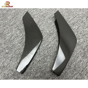 ชิ้นส่วนอะไหล่รถยนต์คาร์บอนไฟเบอร์แบบแห้งเงาคุณภาพสูงสไตล์ PT ช่องระบายอากาศกันชนหลังสำหรับ Lamborghini Huracan EVO - Product Image 5