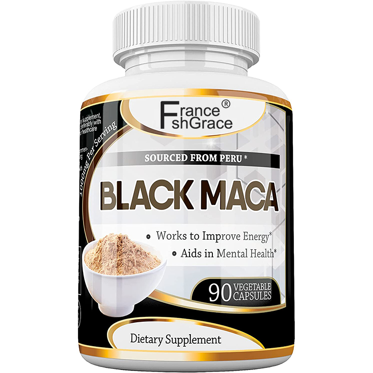 Organic Supplements Butt Enlargement Black Extra Large Maca Root Capsule