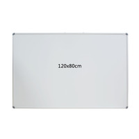 Tableau blanc magnétique mural effaçable à sec avec cadre en aluminium, tableau blanc magnétique pour le bureau, l'école et la maison