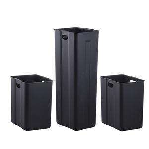 3 ngăn hình chữ nhật 60L thép không gỉ sơn tĩnh điện màu đen New item tái chế <span class=keywords><strong>bin</strong></span> cho nhà bếp wbs120l60 - Product Image 5