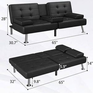 Multi-functional Plastic Eco-Friendly Wall Mount <b>Sofa</b> <b>Bed</b> <b>Folding</b> Office Living Room Dual Use - Product Image 1