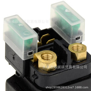 รีเลย์สตาร์ทมอเตอร์ไซค์ยามาฮ่า 12V สีดำ ขั้วต่อแบบสกรู สำหรับ YFM250 660 YXR660 ใช้ซ่อมแซม - Product Image 3