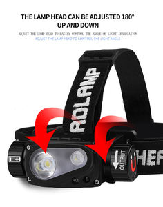 Lampe frontale <span class=keywords><strong>rechargeable</strong></span> JF Outdoor Strong Head Light à induction <span class=keywords><strong>magnétique</strong></span> ultra-lumineuse pour le <span class=keywords><strong>travail</strong></span> - Product Image 6