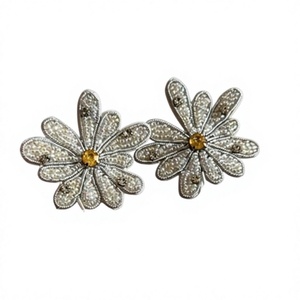 Boucles d'oreilles classiques en forme de cœur avec perles pour femmes, style bohème, en résine, couleur blanc et turquoise, bijoux de fête et de mariage - Product Image 3