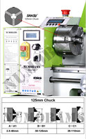 Petit tour à métaux manuel NU210E 400 mm 1100 W avec moteur sans balais, équipement de travail des métaux pour usage domestique