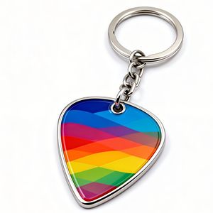 قلادة وسلسلة مفاتيح على شكل ملاقط جيتار مخصصة الأكثر مبيعًا، إكسسوار إضافي، قلادة ملاقط جيتار لفرق الروك - Product Image 3