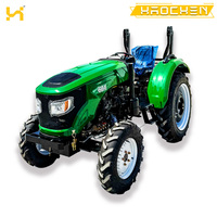 Tracteur agricole 4x4 à prix abordable, mini-tracteur compact à roues pour travaux en verger et cour