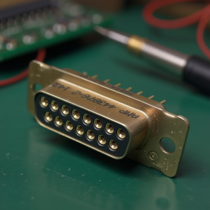 ขั้วต่อแบบ Sub D ตัวเมีย 15 พิน สำหรับติดตั้งบนแผงวงจรพิมพ์ - Product Image 3