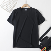T-shirt d'été décontracté vintage pour homme 100 % coton, séchage rapide, respirant, à manches courtes, brodé, coupe ample, pour sports de plein air