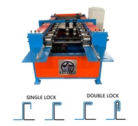 Machine de formage de tôles à joint debout Ironstar pour usage domestique, nouvelle construction, système de contrôle PLC, composants essentiels de la machinerie