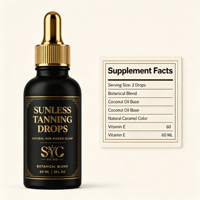 OEM Éclat Naturel Bâillonné par le Soleil avec Huile de Coco et Aloe Vera pour un Teint Naturel Bâillonné par le Soleil et un Soutien Hydratant pour une Peau Rayonnante