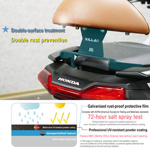 พนักพิงที่นั่งรถจักรยานยนต์สำหรับฮอนด้า Adv150/160ทนทาน - Product Image 3