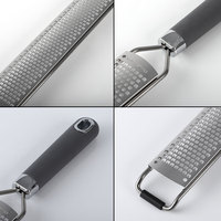 Utensilios de Cocina, Rallador Manual Multiusos para Cítricos y Limón, Rallador de Queso y Zester de Acero Inoxidable