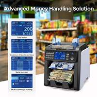 Meilleure Qualité AL-950 Mixte Euro Coin Portable Machine De Comptage De Billets De Banque Argent Multi Devises