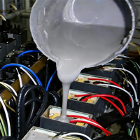 Perekat Silikon Dua Komponen Tahan Suhu Tinggi yang Dapat Disesuaikan untuk Pengikatan Elektronik