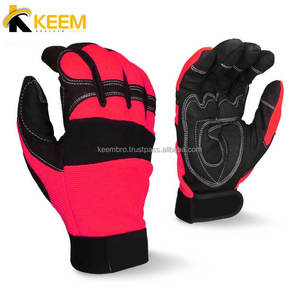 Keembro Guantes de Cuero Industriales, Talla XL, Último Diseño, Resistentes a Cortes, Anti-Corte, Protectores de Goma, Material de Poliéster para - Product Image 6