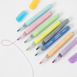 Marqueur de contour non toxique à double ligne, couleur métallique, pour l'art, le bricolage, la peinture et le dessin - Product Image 3