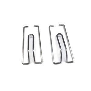 Custom Wire Forms Clothespin Spring Retaining Metal Stainless Steel Binder <b>Clips</b> With <b>Hook</b> - Product Image 3