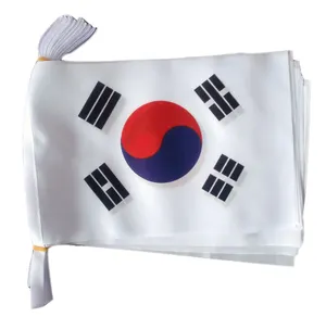 22 Qatar FOOTBALL 2022 Advertising Polyester String Flag South Korea Flags Bunting