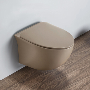 PATE B2352MB, allemagne, pays-bas, espagne, standard, noir mat, fixation murale, toilette sans bords, suspension murale, toilette suspendue - Product Image 5