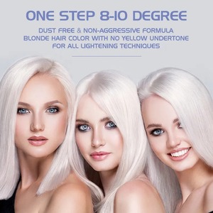 Poudre décolorante pour <span class=keywords><strong>cheveux</strong></span> de salon sous marque privée avec protection kératine, éclaircissant capillaire sans poussière, prix usine de gros 450g OEM ODM - Product Image 6