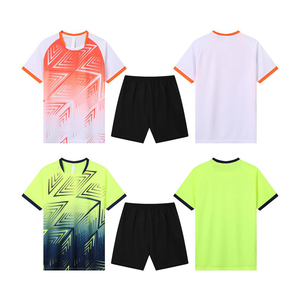 Sport Gym Run Quick Dry Hommes T Shirt Personnalisé Fitness Maillots De Football Noir Vert Football Enfants Football Kits Maillots Ensemble - Product Image 1