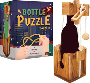 Puzzle 3D en bois défiant sur le thème des bouteilles pour adultes – Idéal pour les soirées jeux et les fêtes - Product Image 4