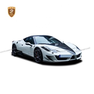 Para <span class=keywords><strong>Ferrari</strong></span> <span class=keywords><strong>458</strong></span> <span class=keywords><strong>458</strong></span> Italia Speciale Spider MSY estilo fibra de carbono capó de motor de coche capó delantero - Product Image 3