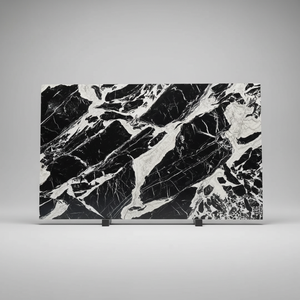Dalle de marbre <span class=keywords><strong>noir</strong></span> antique de luxe, marbre <span class=keywords><strong>noir</strong></span> naturel avec veines blanches pour les murs, sols et comptoirs intérieurs d'hôtels et de villas - Product Image 1