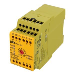 Pilz Pnoz Xv2 30 24Vdc 2N/O 2N/O T Safety <b>Relay</b> Din Rail Mount Screw Terminal - Product Image 1