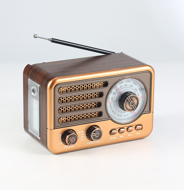 31BT Hot Selling Stereo Vintage FM/SW/AM Radio Blue-tooth Speaker Support TF/USB Function Rechargeable Battery Retro Style