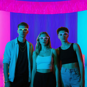 ผ้าม่านผ้าไหมเรืองแสง DANAI สำหรับตกแต่งงานปาร์ตี้ ฉากหลังผนัง ผ้าคลุมโต๊ะ ของตกแต่งโต๊ะอาหารสีนีออน - Product Image 2