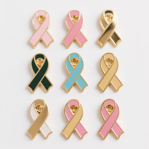 Fabricante cuidado <span class=keywords><strong>de</strong></span> las mujeres cáncer <span class=keywords><strong>de</strong></span> <span class=keywords><strong>mama</strong></span> Rosa cinta Pin insignia cáncer conciencia logotipo personalizado solapa Pin broche - Product Image 6